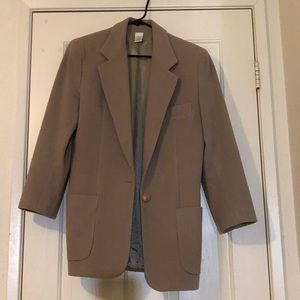 Men’s Beige Cashmere Blazer/Coat size M